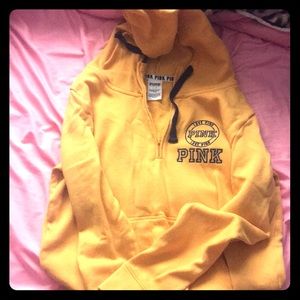 PINK! Yellow hoodie!